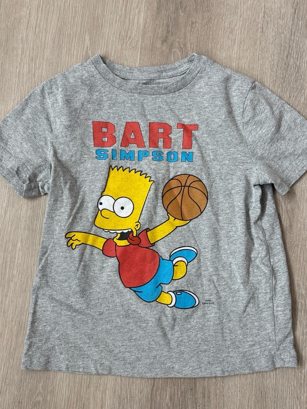 Old Navy Bart Simpson basketball graphic tee S (6-7)